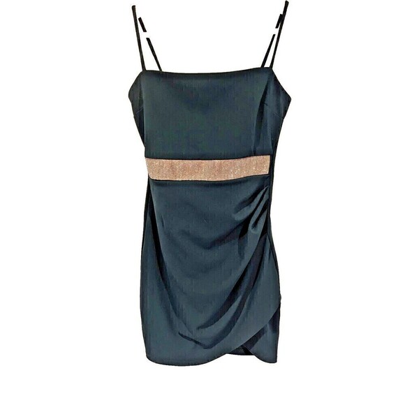 Lovely Day Emerald Green Rhinestone Bodycon Mini Dress Party Cocktail‎ - Picture 1 of 4